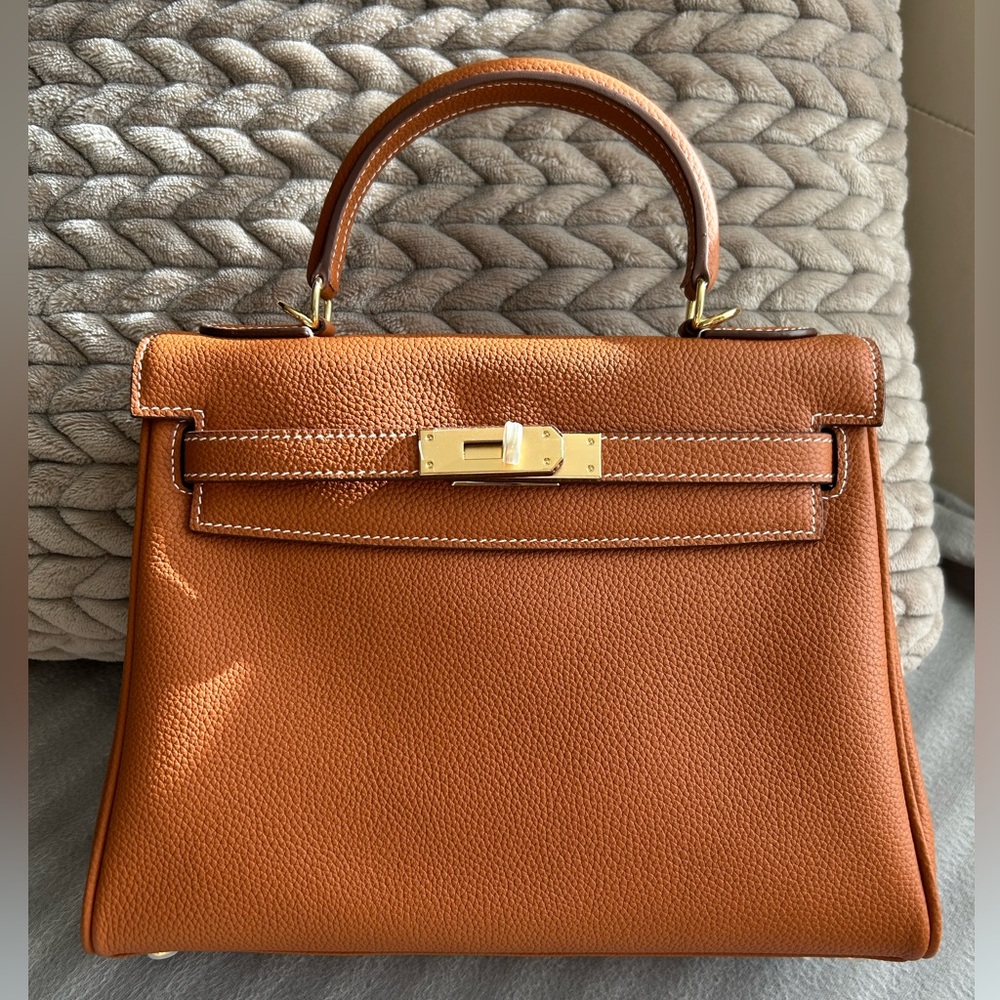 Top handle cross body bag